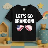Let's Go Brandon Conservative F Biden Chant Toddler T-Shirt