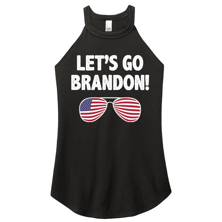 Let's Go Brandon Conservative F Biden Chant Women's Perfect Tri Rocker Tank