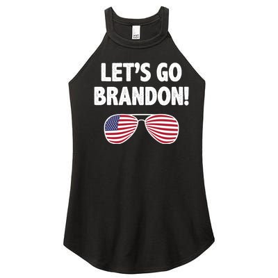 Let's Go Brandon Conservative F Biden Chant Women’s Perfect Tri Rocker Tank