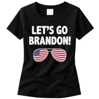 Let's Go Brandon Conservative F Biden Chant Womens T-Shirt