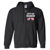 Let's Go Brandon Conservative F Biden Chant Full Zip Hoodie