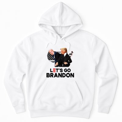 Lets Go Brandon Trump Slap Biden Funny Pro Trump Support Hoodie