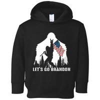 Lets Go Brandon Bigfoot Toddler Hoodie