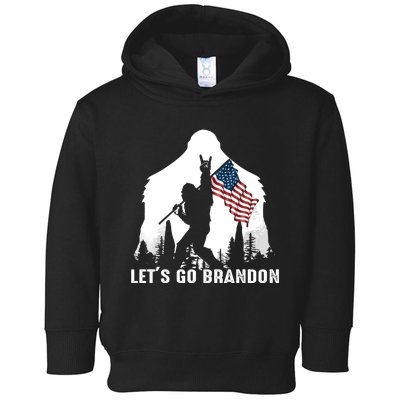 Lets Go Brandon Bigfoot Toddler Hoodie