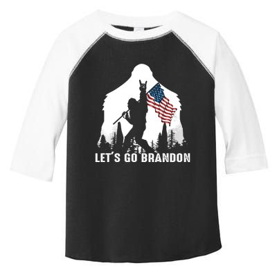 Lets Go Brandon Bigfoot Toddler Fine Jersey T-Shirt