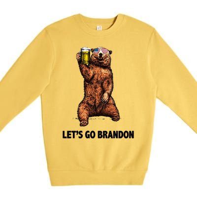 Let's Go Brandon Cheers American Bear Premium Crewneck Sweatshirt