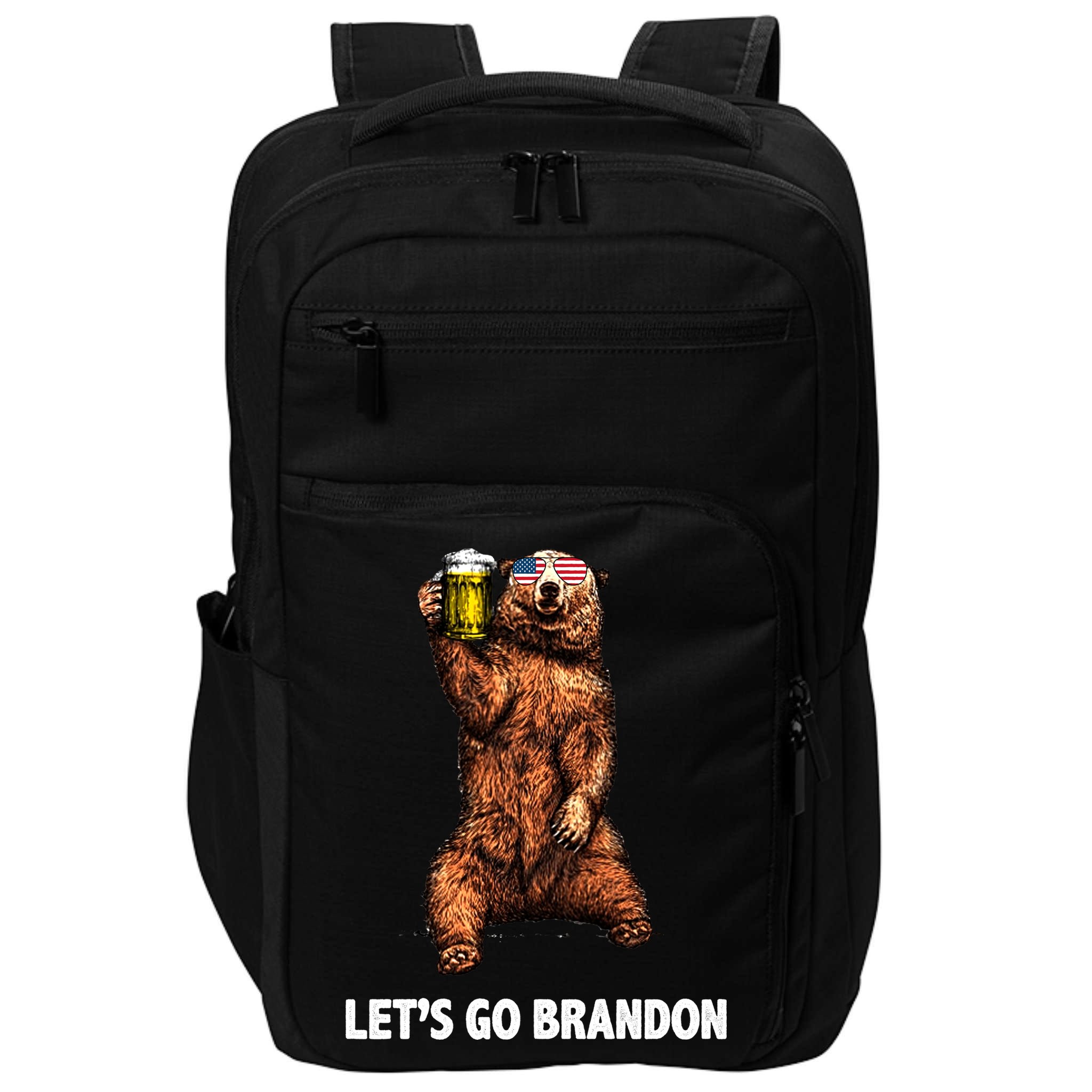 Let's Go Brandon Cheers American Bear Impact Tech Backpack