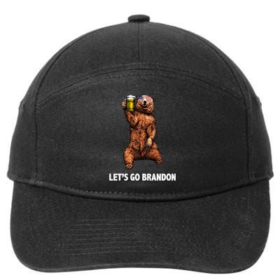 Let's Go Brandon Cheers American Bear 7-Panel Snapback Hat