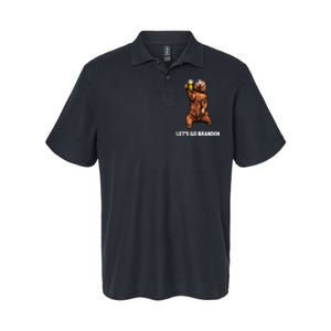 Let's Go Brandon Cheers American Bear Softstyle Adult Sport Polo