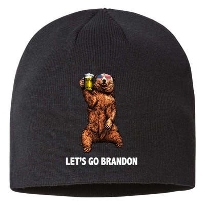 Let's Go Brandon Cheers American Bear Sustainable Beanie