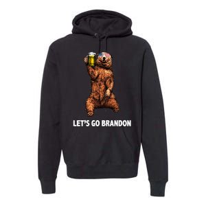 Let's Go Brandon Cheers American Bear Premium Hoodie