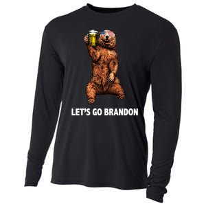 Let's Go Brandon Cheers American Bear Cooling Performance Long Sleeve Crew