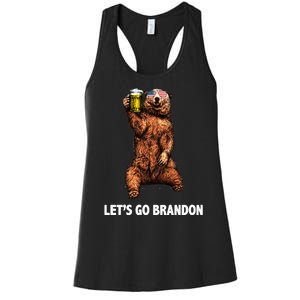 Let's Go Brandon Cheers American Bear Women's Racerback Tank