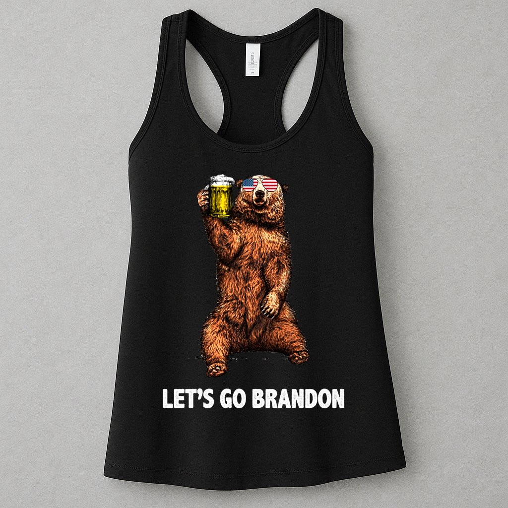 Let's Go Brandon Cheers American Bear Womens Tank Top