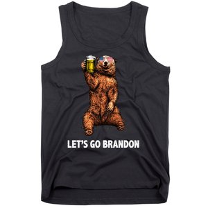 Let's Go Brandon Cheers American Bear Tank Top