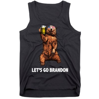 Let's Go Brandon Cheers American Bear Tank Top