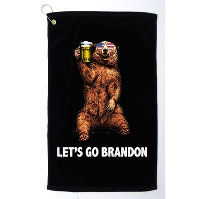 Let's Go Brandon Cheers American Bear Golf Towel