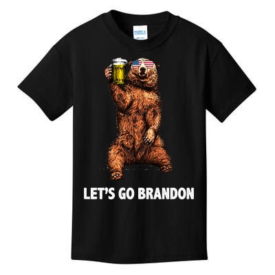 Let's Go Brandon Cheers American Bear Kids T-Shirt