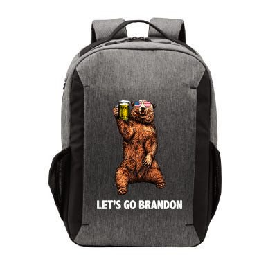Let's Go Brandon Cheers American Bear Vector Backpack