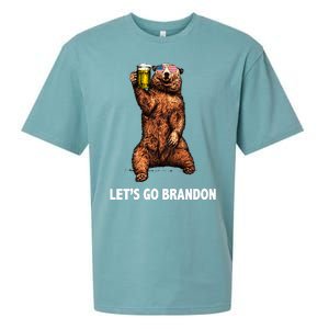 Let's Go Brandon Cheers American Bear Sueded Cloud Jersey T-Shirt