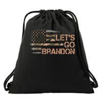 LetS Go Brandon Lets Go Brandon Camouflage Drawstring Bag