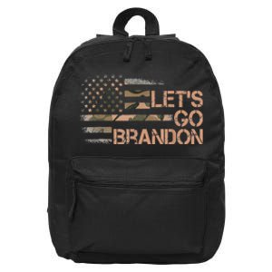 LetS Go Brandon Lets Go Brandon Camouflage 16 in Basic Backpack