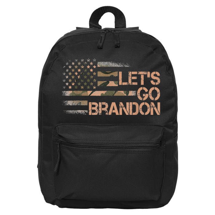 LetS Go Brandon Lets Go Brandon Camouflage 16 in Basic Backpack