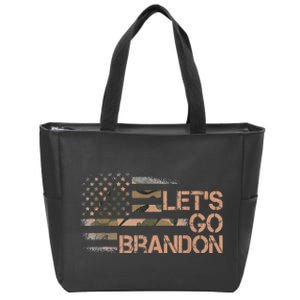 LetS Go Brandon Lets Go Brandon Camouflage Zip Tote Bag