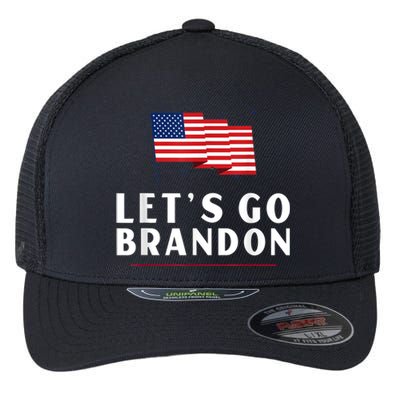 Lets Go Brandon Shirt Funny Trending Lets Go Brandon Meme Flexfit Unipanel Trucker Cap