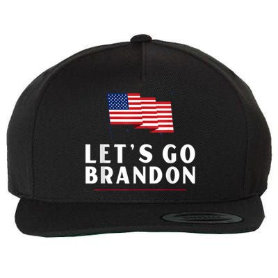 Lets Go Brandon Shirt Funny Trending Lets Go Brandon Meme Wool Snapback Cap