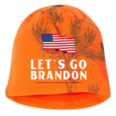 Lets Go Brandon Shirt Funny Trending Lets Go Brandon Meme Kati - Camo Knit Beanie