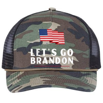 Lets Go Brandon Shirt Funny Trending Lets Go Brandon Meme Retro Rope Trucker Hat Cap