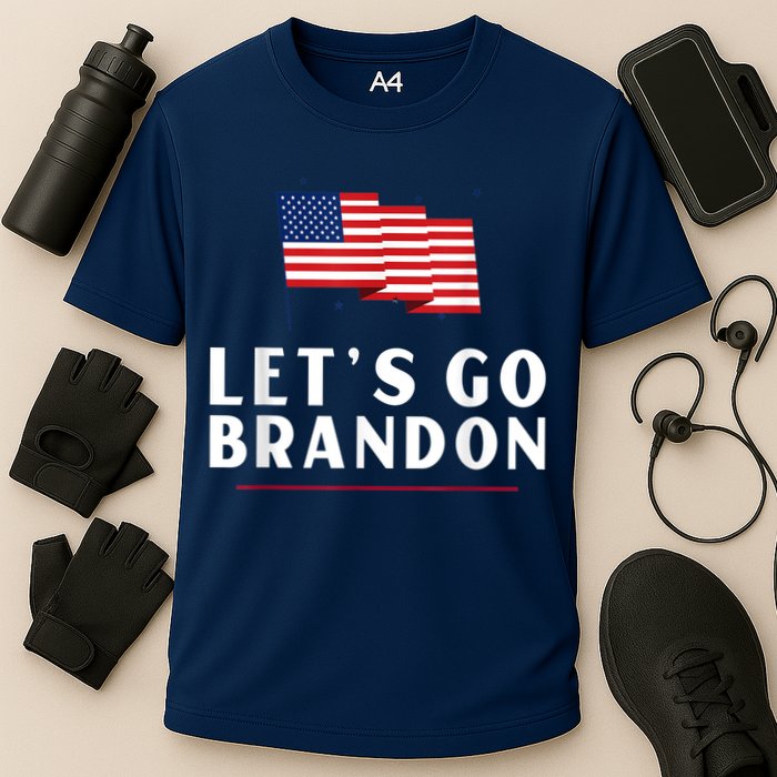 Lets Go Brandon Shirt Funny Trending Lets Go Brandon Meme Performance Shirt