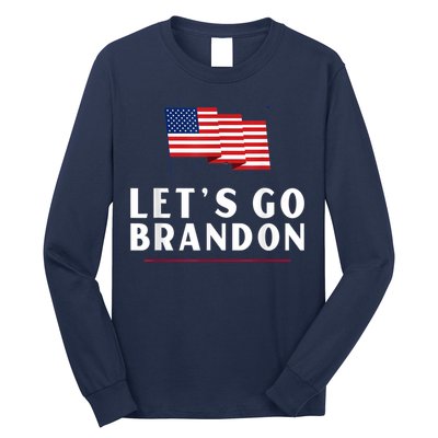Lets Go Brandon Shirt Funny Trending Lets Go Brandon Meme Long Sleeve Shirt