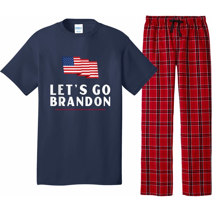 Lets Go Brandon Shirt Funny Trending Lets Go Brandon Meme Pajama Set