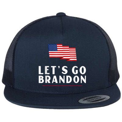 Lets Go Brandon Shirt Funny Trending Lets Go Brandon Meme Flat Bill Trucker Hat