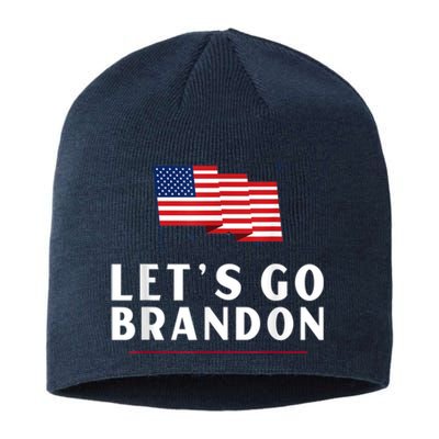 Lets Go Brandon Shirt Funny Trending Lets Go Brandon Meme Sustainable Beanie