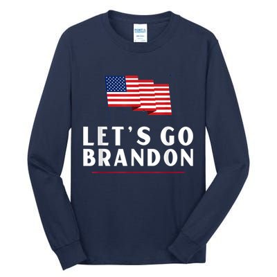 Lets Go Brandon Shirt Funny Trending Lets Go Brandon Meme Tall Long Sleeve T-Shirt