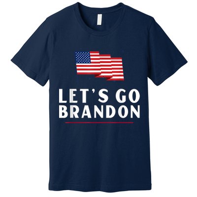 Lets Go Brandon Shirt Funny Trending Lets Go Brandon Meme Premium T-Shirt