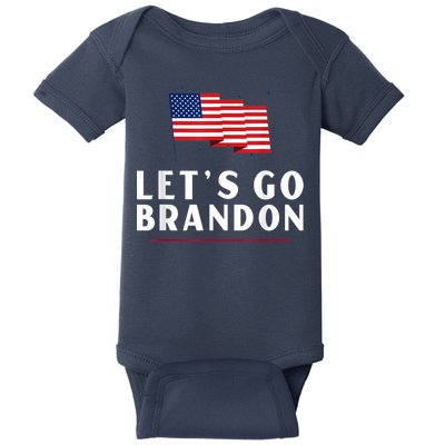 Lets Go Brandon Shirt Funny Trending Lets Go Brandon Meme Baby Bodysuit