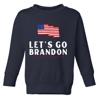 Lets Go Brandon Shirt Funny Trending Lets Go Brandon Meme Toddler Sweatshirt
