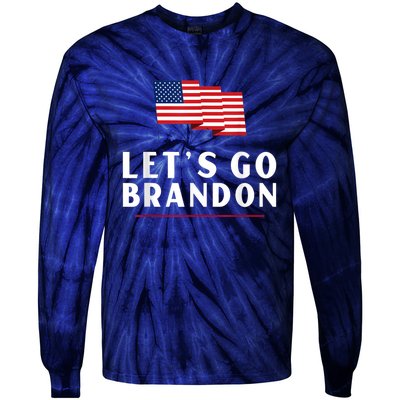 Lets Go Brandon Shirt Funny Trending Lets Go Brandon Meme Tie-Dye Long Sleeve Shirt