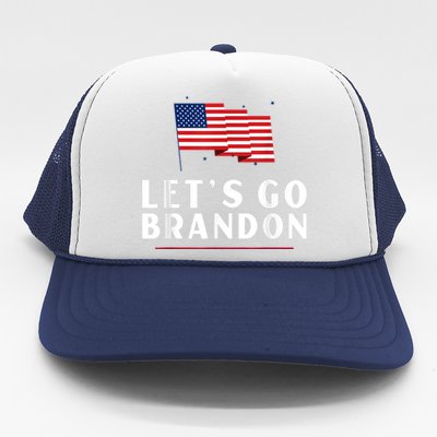 Lets Go Brandon Shirt Funny Trending Lets Go Brandon Meme Trucker Hat