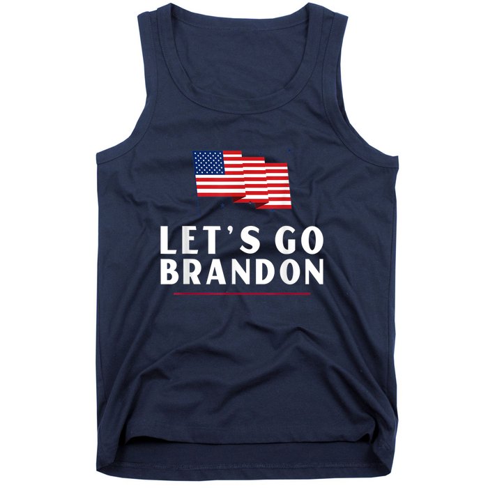 Lets Go Brandon Shirt Funny Trending Lets Go Brandon Meme Tank Top