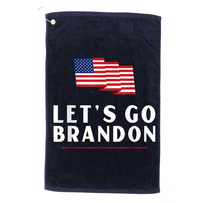 Lets Go Brandon Shirt Funny Trending Lets Go Brandon Meme Golf Towel