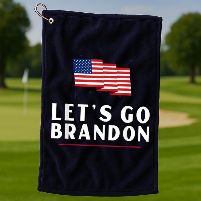 Lets Go Brandon Shirt Funny Trending Lets Go Brandon Meme Golf Towel