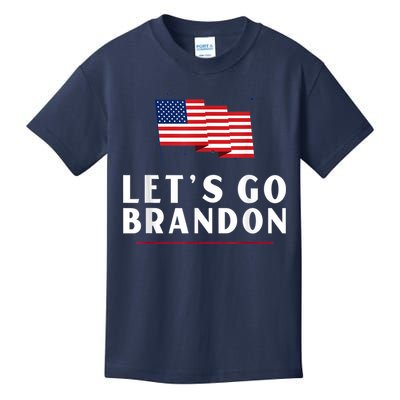 Lets Go Brandon Shirt Funny Trending Lets Go Brandon Meme Kids T-Shirt