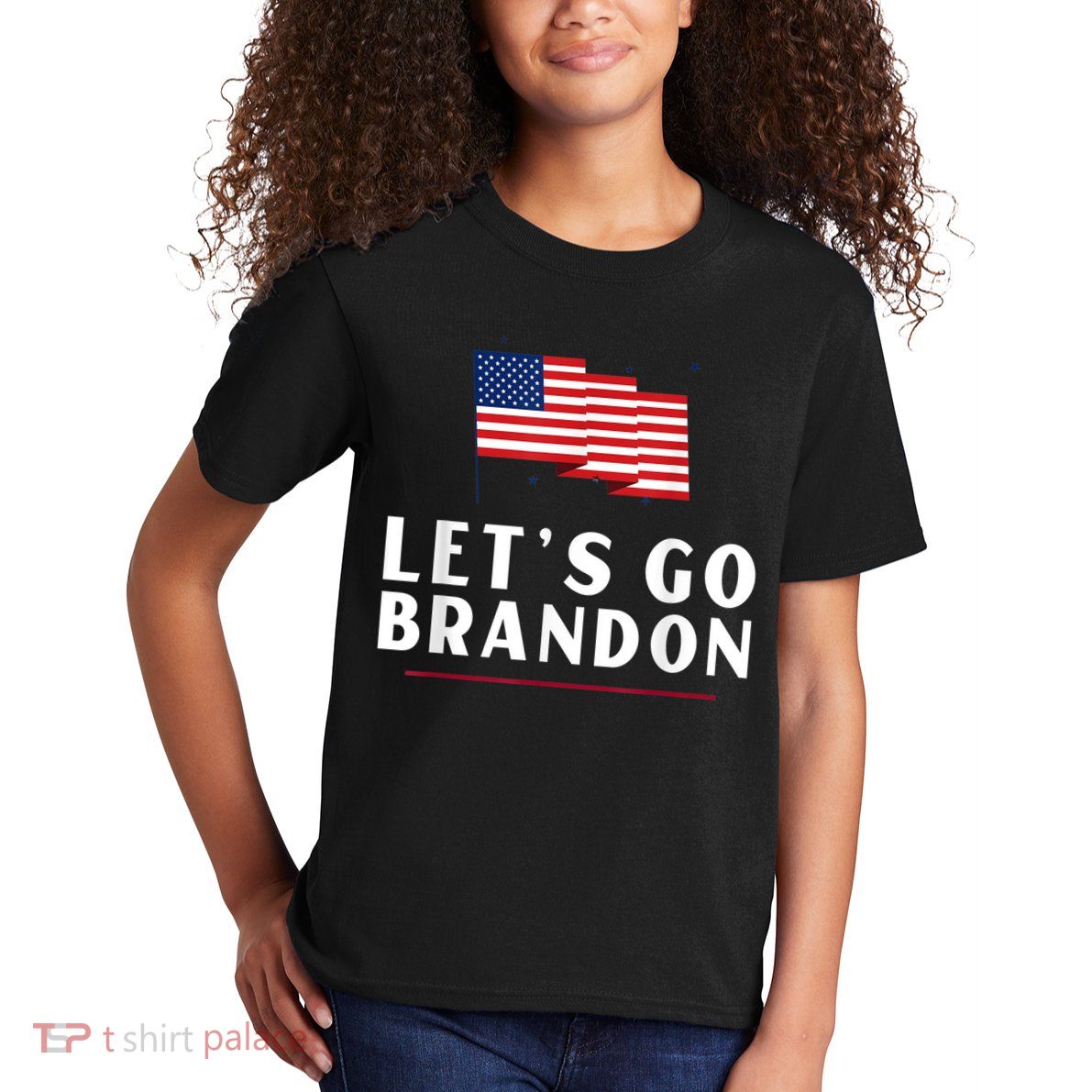Lets Go Brandon Shirt Funny Trending Lets Go Brandon Meme Kids T-Shirt