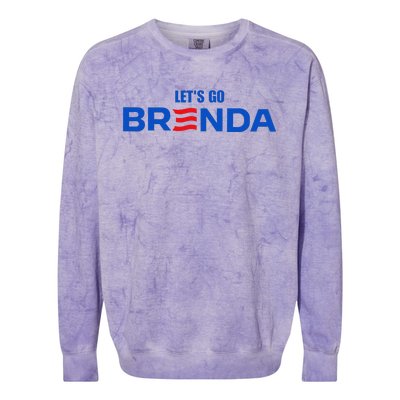 LetS Go Brenda Kamala 2024 Colorblast Crewneck Sweatshirt