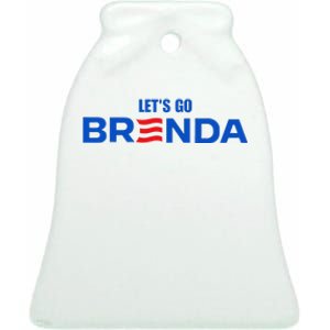 LetS Go Brenda Kamala 2024 Ceramic Bell Ornament